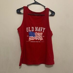 Old Navy Vibrant Red Tank Top